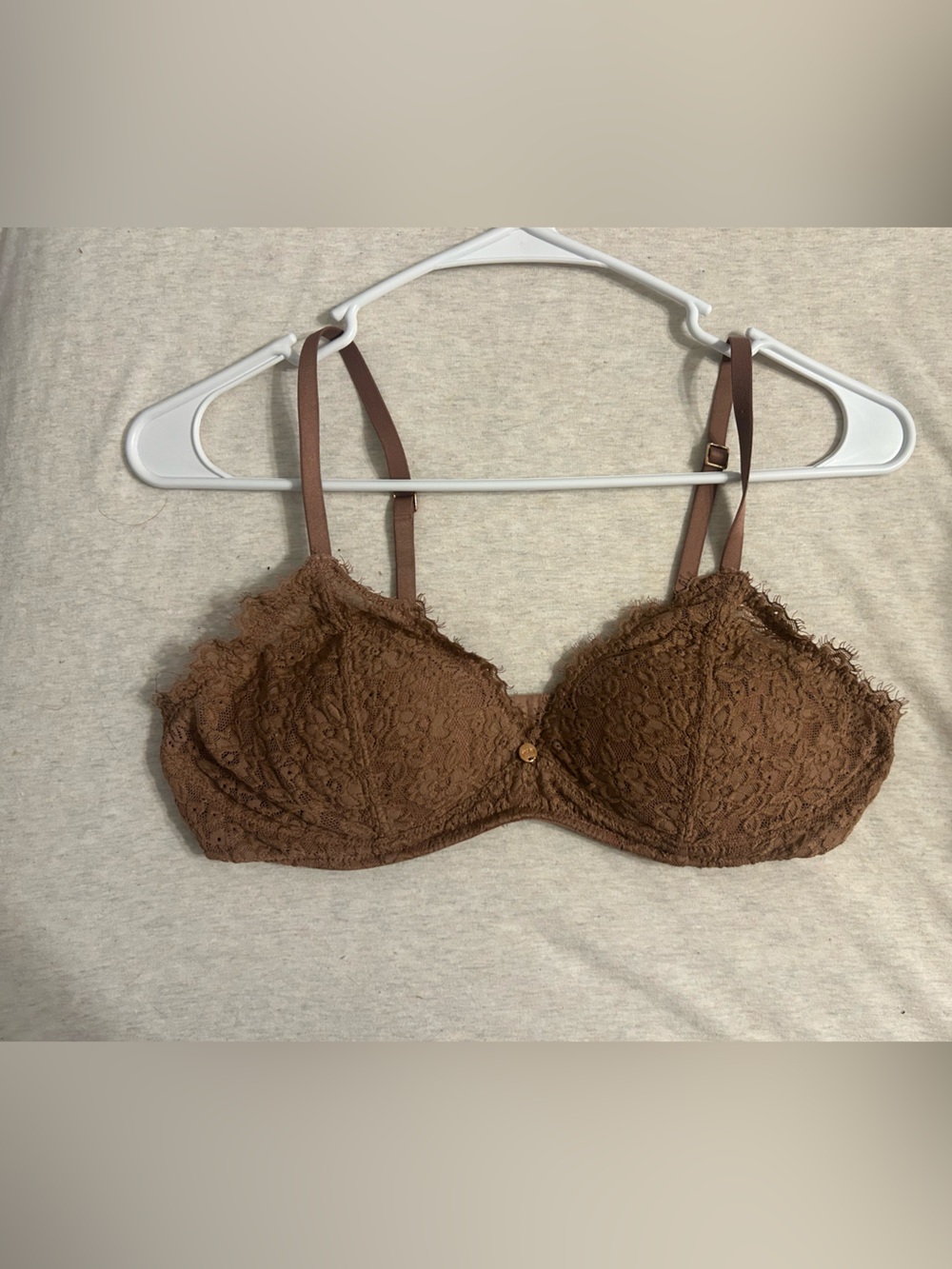 Lace Balconette Bra in Mauve - Women Intimates